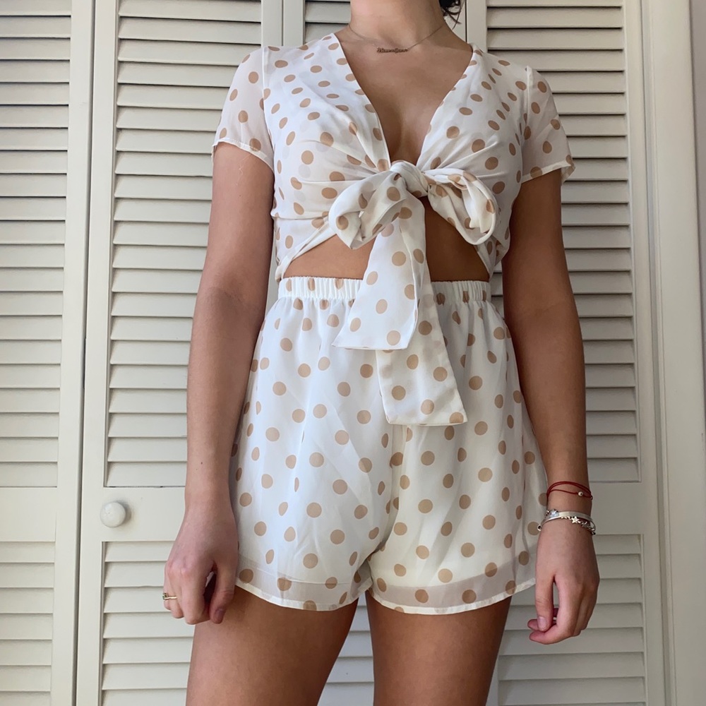 Princess Polly Tie-front Romper